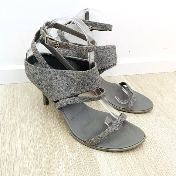 Alexander Wang Shoes - Alexander Wang Women's Heels Grey Wool Shoes 39
